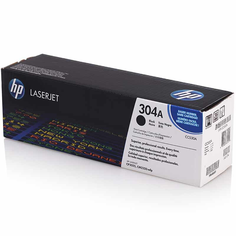 惠普(HP)CC530A 黑色硒鼓 304A(适用CP2025dn/n/x CM2320fxi/n/nf MFP)