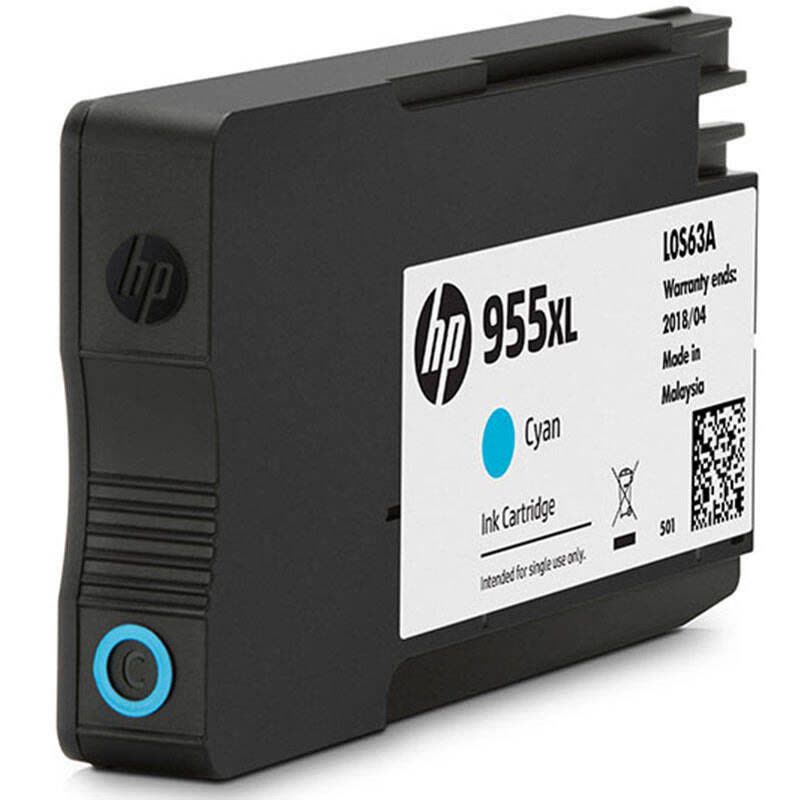惠普(HP)L0S63AA 955XL 大容量青色墨盒(适用OfficeJet Pro 8720 8730 7740)图片