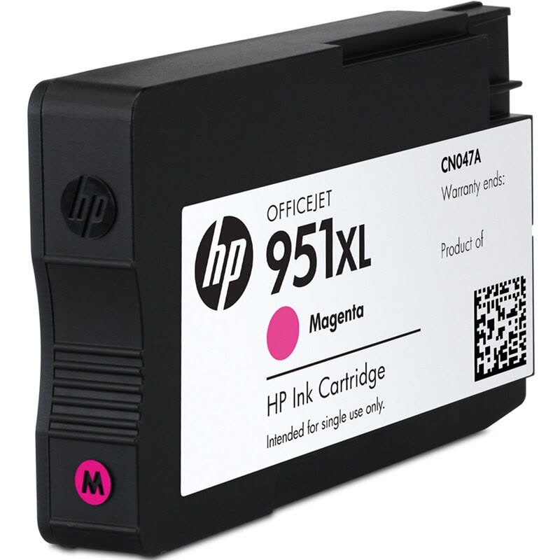 惠普(HP) CN047AA 951XL 品红色墨盒 (适用Officejet Pro 8610 8620)图片