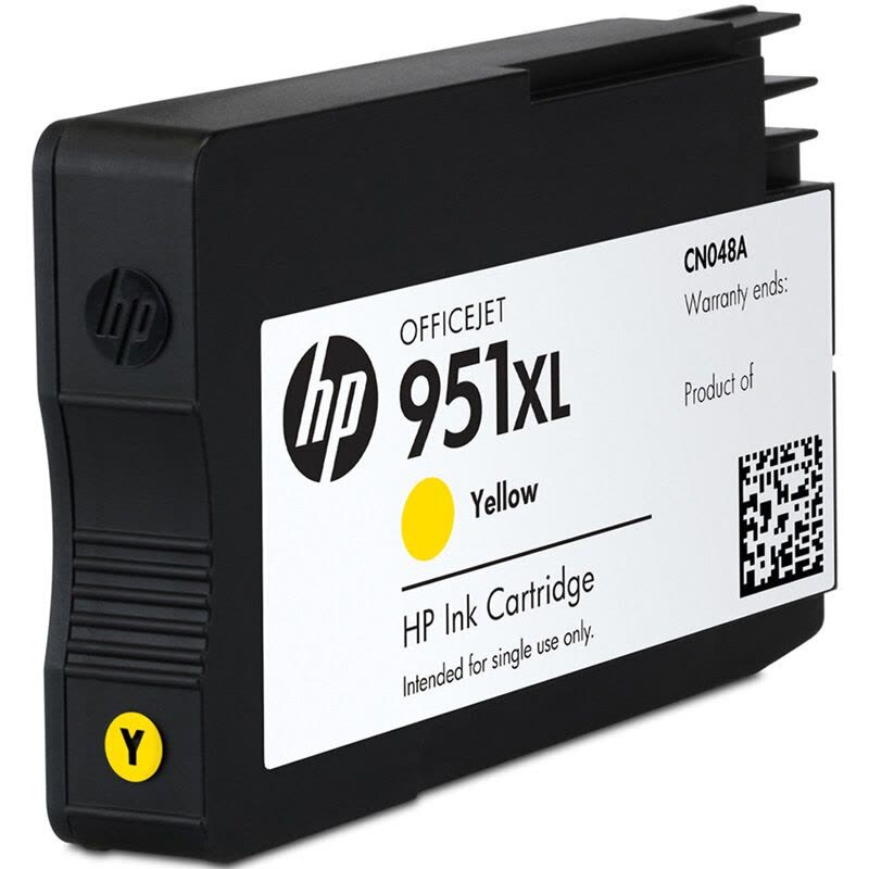 惠普（HP) CN048AA 951XL 黄色墨盒 (适用Officejet Pro 251dw 276dw 8100)图片