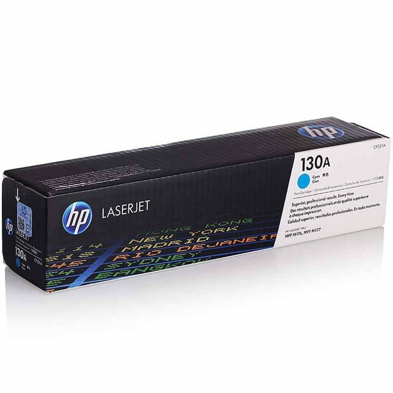 惠普(HP)130A CF351A 青色粉盒(适用LaserJet Pro Color M176n/ M177fw)图片