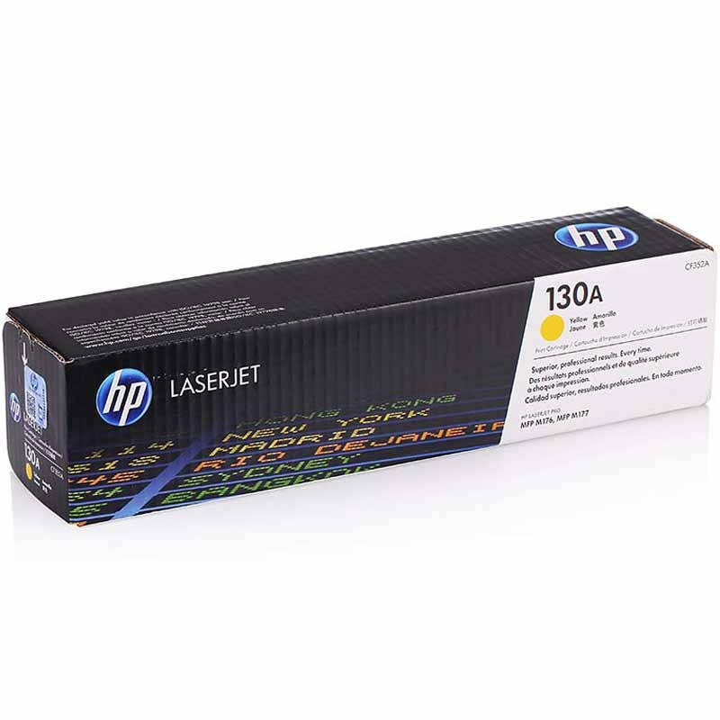 惠普(HP)130A CF352A 黄色粉盒(适用LaserJet Pro Color M176n/ M177fw)高清大图