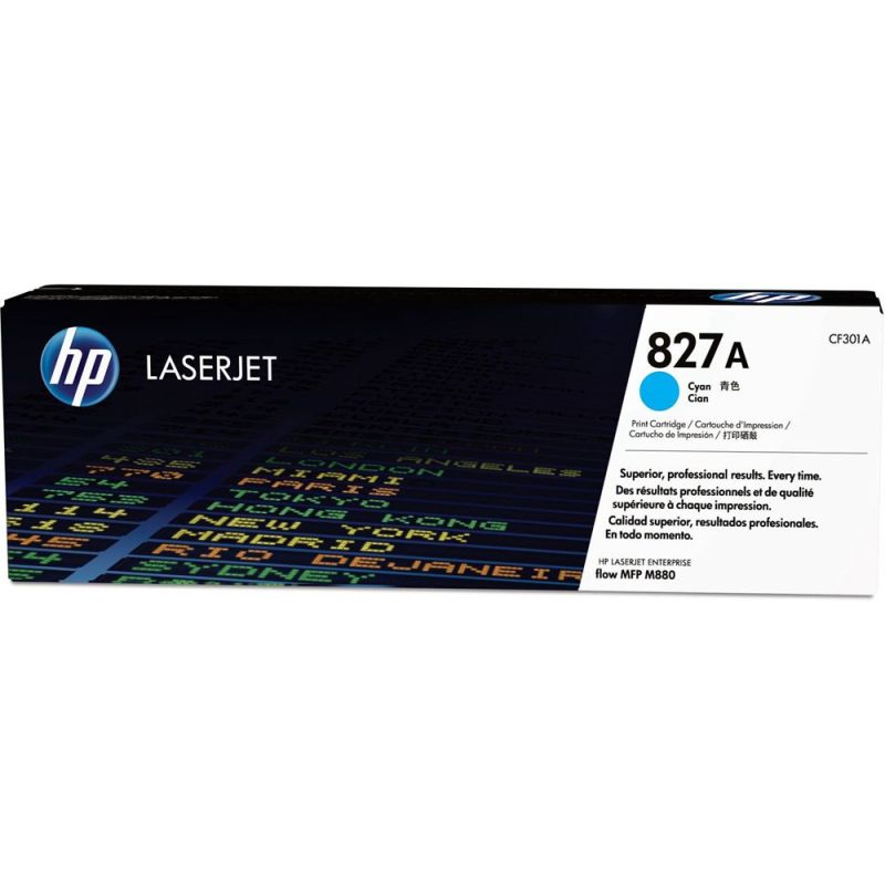 惠普(HP)827A 青色碳粉盒 CF301A(适用LaserJet Enterprise flow M880z)