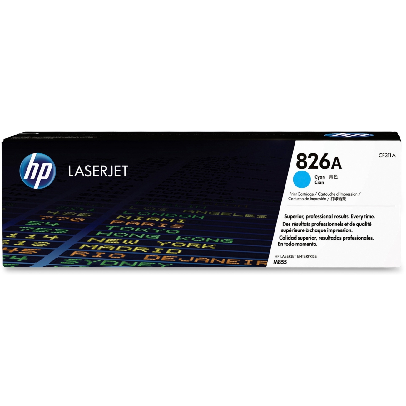 惠普(HP)826A 青色碳粉盒 CF311A(适用LaserJet Enterprise flow M855dn)高清大图