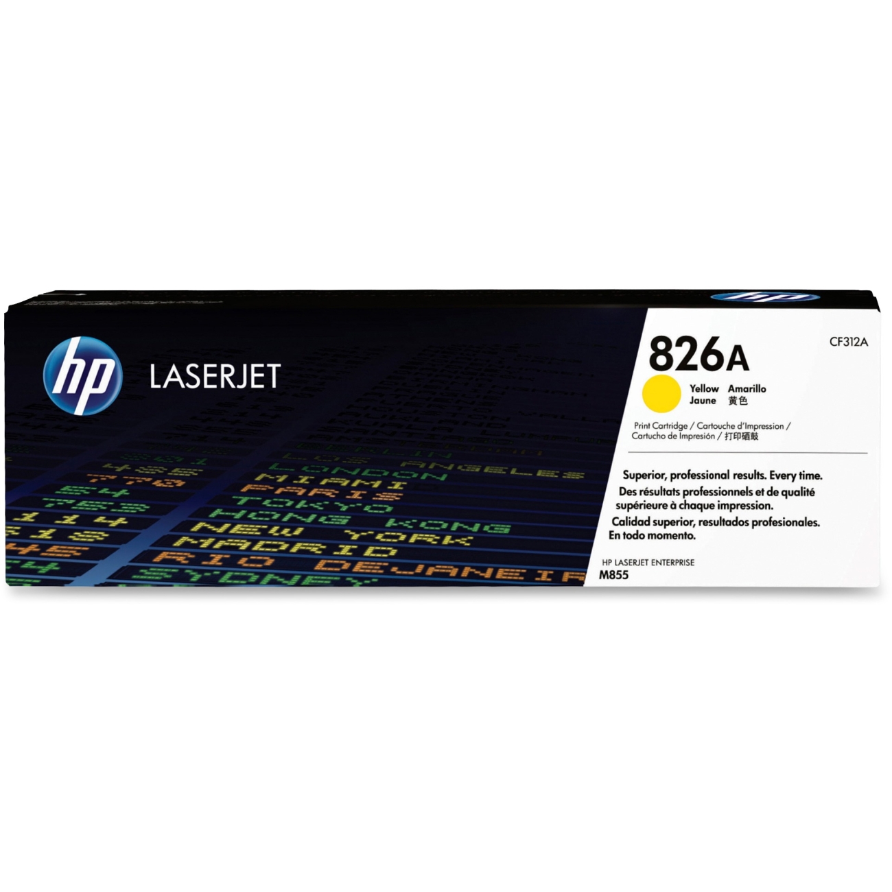 惠普（HP）826A 黄色碳粉盒 CF312A（适用LaserJet Enterprise flow M855xh） 【826A(CF312A)/黄色碳粉盒】