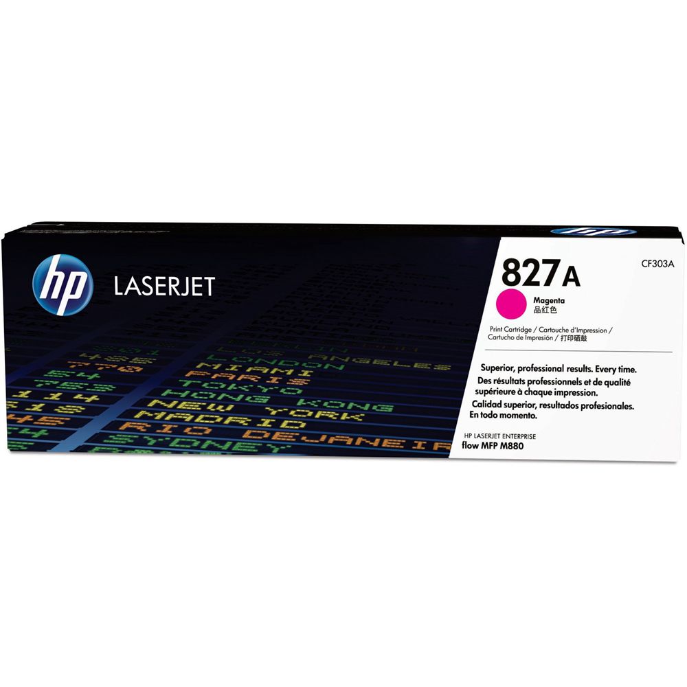 惠普(HP)827A 品红色碳粉盒 CF303A(适用LaserJet Enterprise flow M880z)高清大图