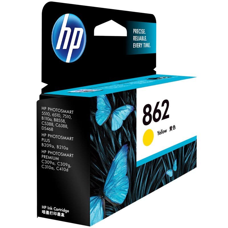 惠普(HP)CB320ZZ 862 黄色墨盒(适用Photosmart C309a C309g C310a C410d)图片