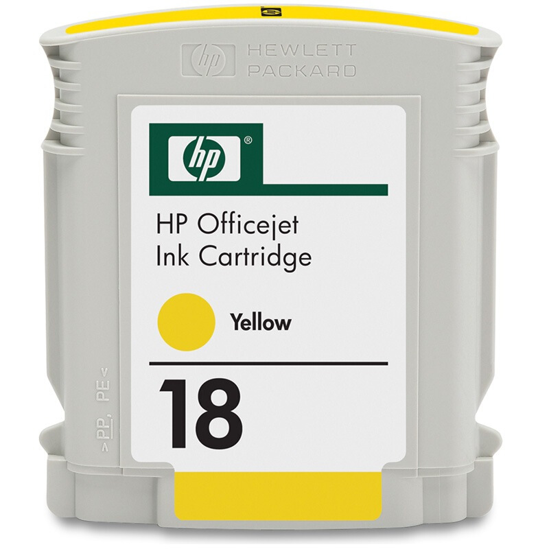 惠普（HP）C4939A 18 黄色墨盒（适用K5300 K5400 K8600 L7380 L7580 L7590）
