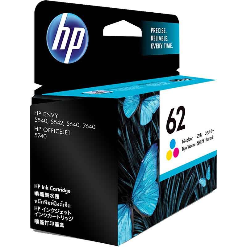 惠普(HP)C2P06AA 62 彩色墨盒 (适用OfficeJet 200 258 便携式移动打印机)图片