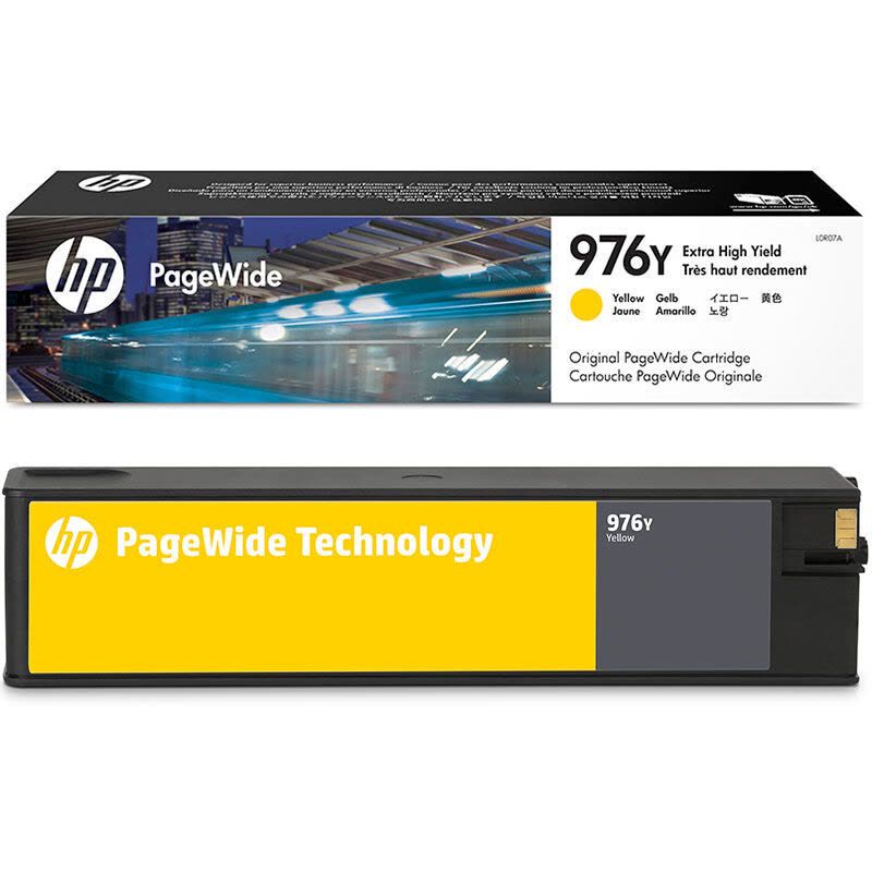 惠普(HP)L0R07A 976Y 黄色墨盒 (适用PageWide 552/577z/P55250/P57750dw)图片