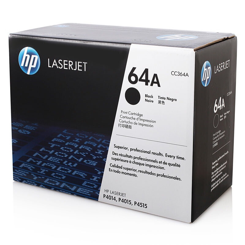 惠普(HP)CC364A 黑色硒鼓 64A(适用LaserJet P4014n P4015n/tn/x P4515/n)