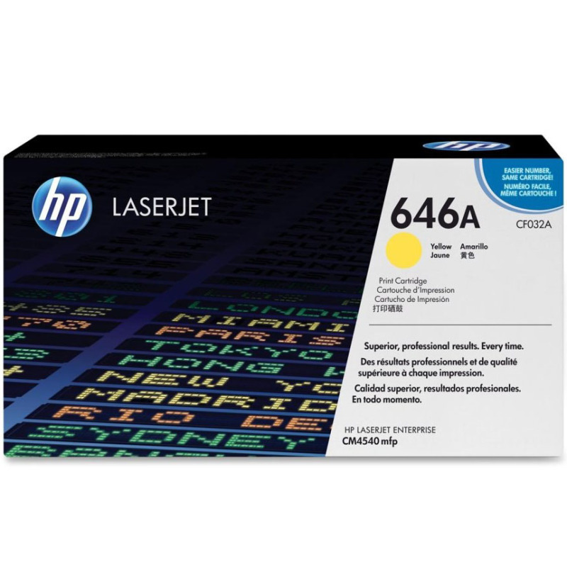 惠普(HP)CF032A 黄色硒鼓 646A(适用Color LaserJet CM4540)