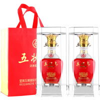 五粮液股份五状元柔和500ml*6瓶 52度浓香型高度白酒 整箱六瓶送礼礼盒装