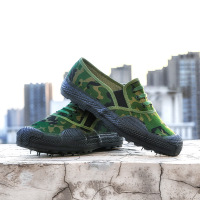 林先森男一脚蹬女解放鞋作训练迷彩劳保鞋户外工地农工专用鞋帆布劳动鞋帆布鞋