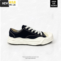 林先森可乐家@三原康鞋小众低帮男女百搭MMY设计感开口笑厚底帆布鞋帆布鞋