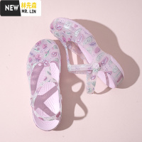 林先森洞洞鞋女海边凉鞋女防滑沙滩鞋包头护士厚底果冻度假孕妇网红拖鞋凉鞋