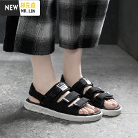 林先森凉鞋女夏2020新款时尚网红情侣拖鞋ins潮一鞋两穿厚底外穿沙滩鞋凉鞋