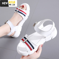 林先森2021夏季休闲运动风凉鞋女初中学生防滑大童女孩韩版轻便沙滩凉鞋凉鞋