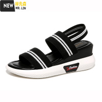 林先森凉鞋2021年新款女运动休闲鞋时尚百搭平底鞋学生沙滩鞋ins潮厚底凉鞋