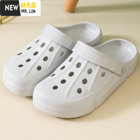 林先森包头拖鞋男潮夏室外防滑外穿沙滩鞋大头鞋洞洞鞋女男士洞洞鞋凉鞋休闲鞋