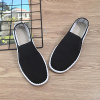 林先森台州西山布鞋老北京黑耐脏百搭防滑工作鞋一脚蹬懒人养生豆豆鞋休闲鞋