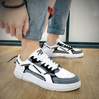 林先森2021年新款春季鞋子男生板鞋韩版潮流百搭男士网红潮鞋学生帆布鞋休闲鞋