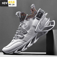 林先森刀锋鞋男2021春季新款潮流百搭运动减震跑步薄款网面夏季透气男鞋休闲鞋