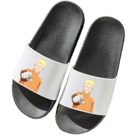林先森火影忍者拖鞋夏季时尚动漫个性创意潮人青少年男生大童网红一字拖拖鞋