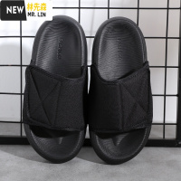 林先森网红同款夏季新款男轮胎拖鞋厚底外穿魔术贴凉拖舒适耐磨沙滩鞋拖鞋
