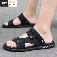 林先森2021新款男士凉鞋夏季外穿开车沙滩凉拖运动休闲潮流越南拖鞋两用拖鞋