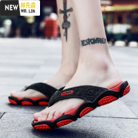 林先森男士拖鞋潮时尚室外穿人字拖2020夏季韩版防滑夹拖个性凉鞋沙滩鞋拖鞋