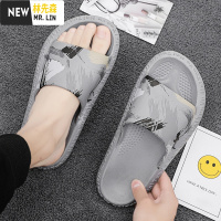 林先森拖鞋男潮室外休闲男士凉拖春季外穿越南沙滩鞋网红超火面包鞋凉鞋拖鞋