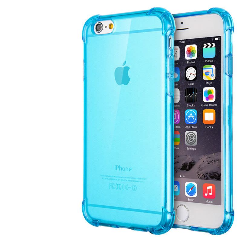 【送防爆膜】捷力源苹果iPhone6/6S/8/7/PLUS气囊防摔手机壳6plus小蛮腰防滑TPU硅胶保护套7P手机套图片