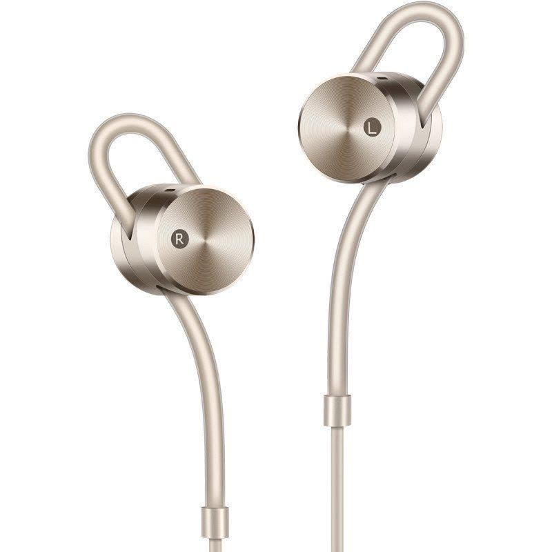 华为(HUAWEI) AM185 主动降噪耳机2代 通用型高端降噪耳机 入耳式 有线控 原装圈铁ios 手机耳机 香槟金图片