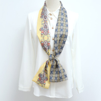 上海故事真丝围巾女春秋季韩版百搭小长条丝巾韩国脖子装饰小领巾