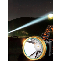 夜钓鱼头灯强光充电古达头戴式疝气超长续航手电筒矿灯轻小号运动