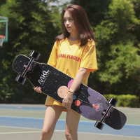 滑板长板专业板初学者古达韩国女生男生成人青少年公路舞板刷街四轮车