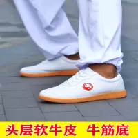 太极鞋夏季透气牛筋底男女太极拳练功鞋加厚武术鞋