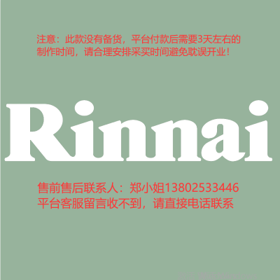 3.0专用室内logo 250H 发光字-Rinnai-欧邦标识