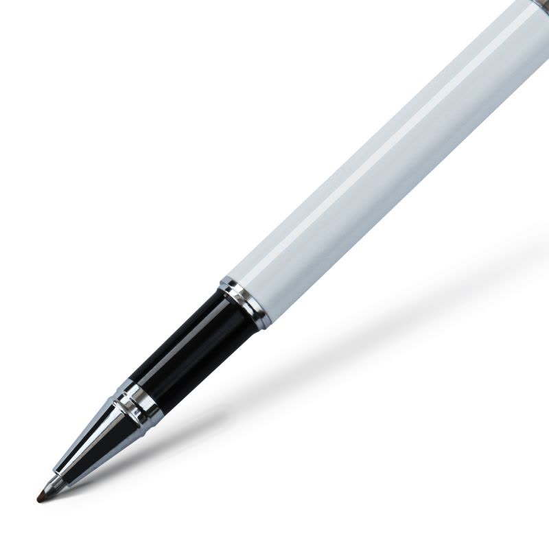 【满2件包邮】得力（deli）S80新款碳素笔水笔 办公文具 签字笔 金属笔杆 中性笔 书写笔0.5-0.7mm 1支装图片