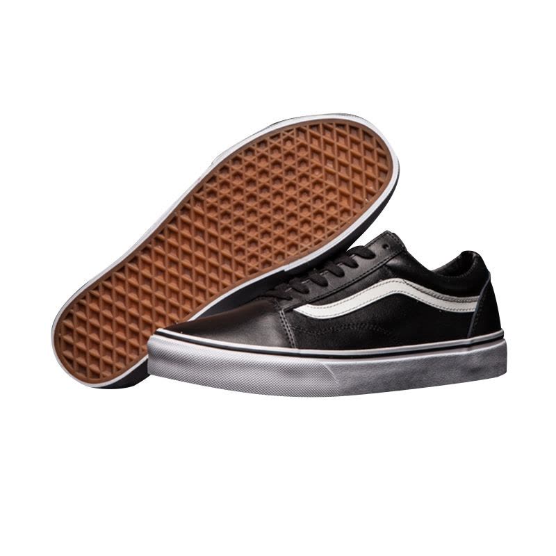 Vans Old Skool 范斯男鞋 经典低帮潮流头层牛皮滑板女鞋 VN0A38G1NQR图片