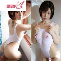 费琳情趣内衣高叉连体衣泳衣高叉 性感紧身衣胖mm大码情趣睡衣 费琳