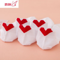 袜子女短袜浅口纯白色棉袜薄款ins潮韩国可爱情侣矮腰短筒 费琳