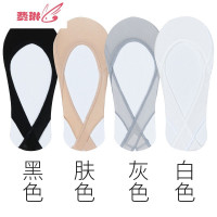 船袜女纯夏季袜浅口硅胶防滑全隐形薄款袜半掌袜高跟鞋袜子 费琳