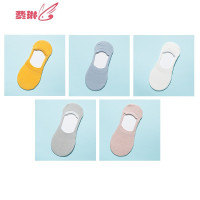 袜子女短袜浅口夏季透气网眼船袜女不跟硅胶防滑隐形吸汗薄 费琳