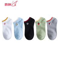 袜子女短袜韩版日系浅口潮ins低帮船袜韩国可爱软妹夏季薄款 费琳
