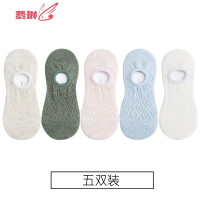 袜子女短袜浅口女士船袜硅胶防滑不跟夏季薄款穿袜隐形夏天 费琳