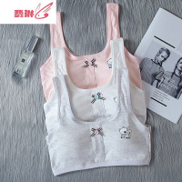 少女学生可爱卡通小熊抹胸内衣女初中生发育期吊带小背心文胸罩 费琳胸罩