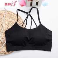 无钢圈文胸15少女发育期胸罩16初中19高中生抹胸背心内衣 费琳胸罩
