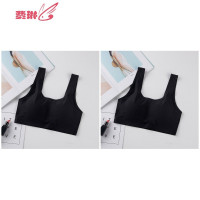 特加肥加大码少女发育期无棉背心文胸运动钢圈胖mm学生内衣 费琳胸罩